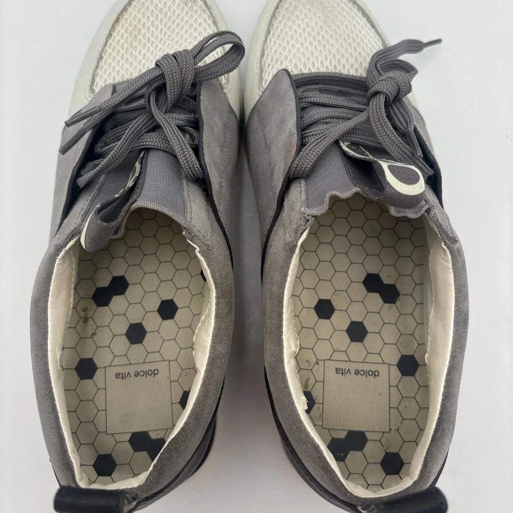 Dolce Vita Suede and‎ Mesh Athletic Sneakers